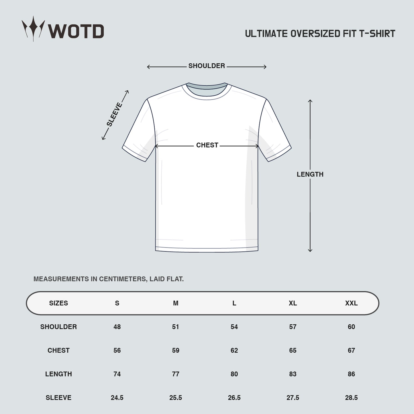 WOTD Ultimate Oversized Fit T-Shirt White(First Collection)